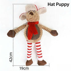 Merry Christmas Pet Chew Toy – 6-Piece Dog Gift Set
