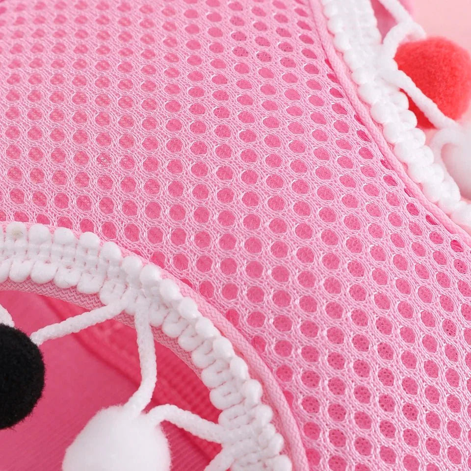 Mesh Small Dog Harness Adjustable Ball Lace Cute Summer