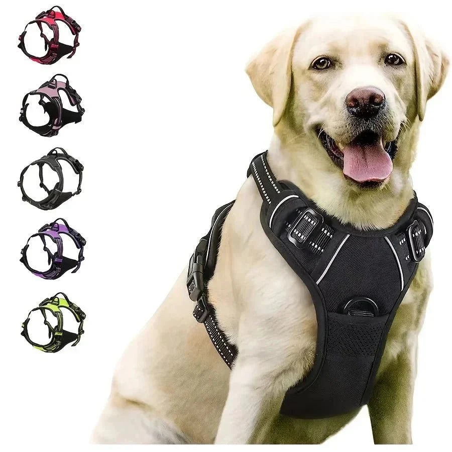 No Pull Dog Harness – For Large Dogs with Front Clip