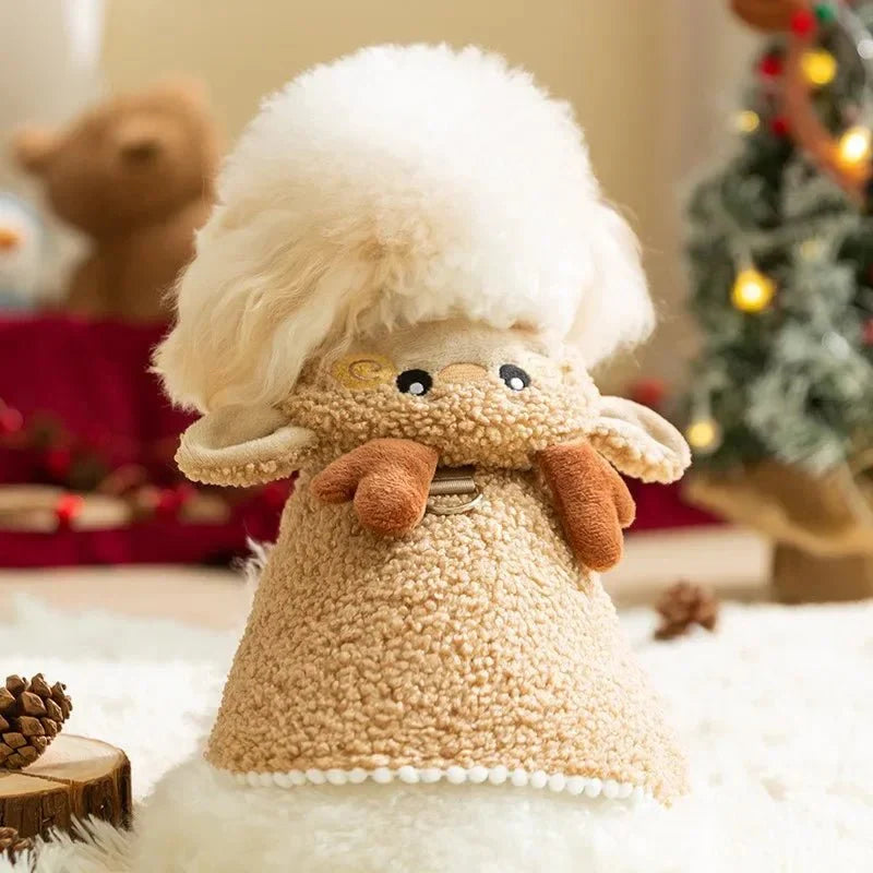 Christmas Costume Fleece Elk Cloak