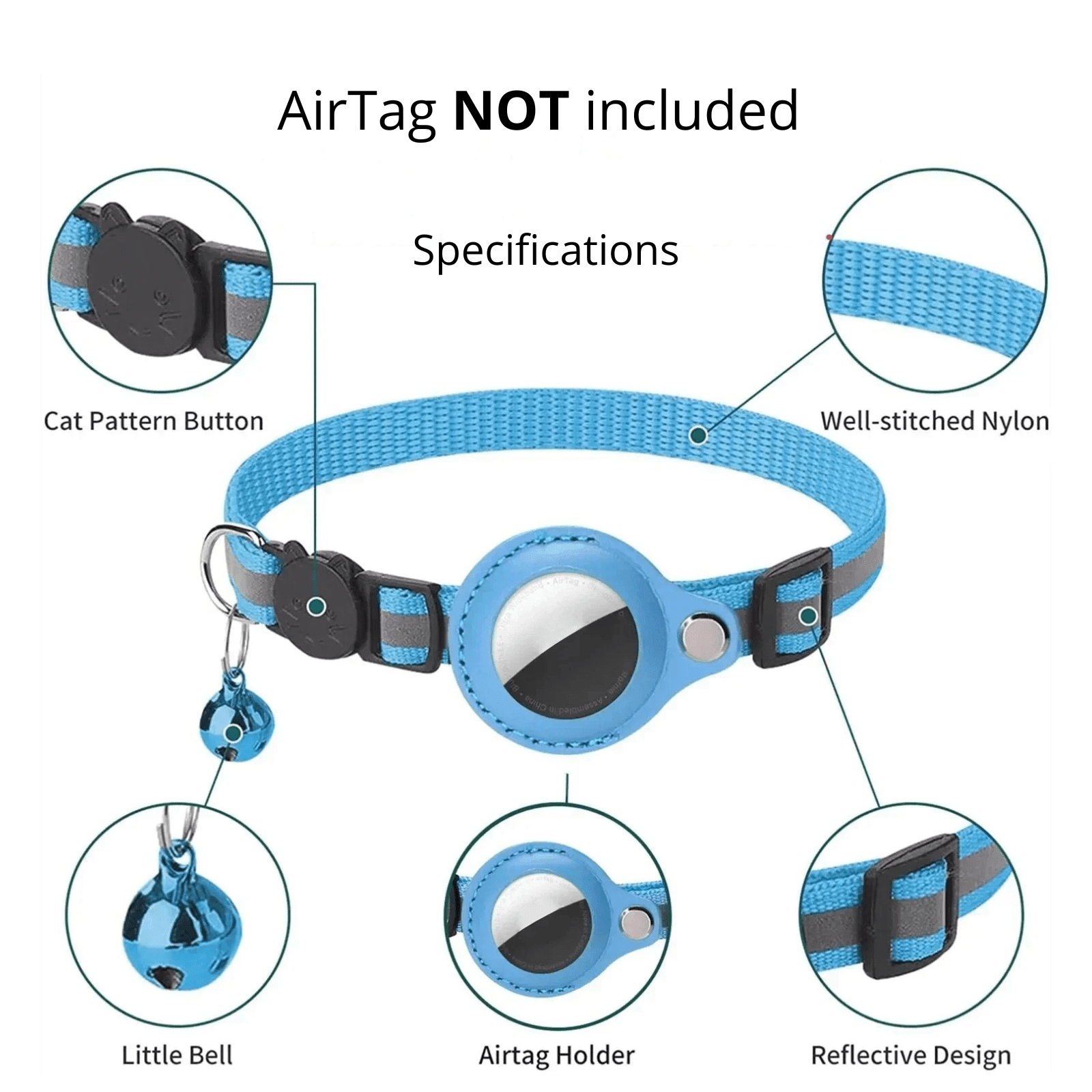 PetSafe - Collar with Airtag Case