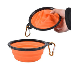 Portable Silicone Dog Travel Bowl
