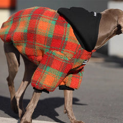 Red and Green Corduroy Dog Sweatshirt
