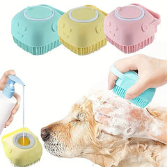 Bath Brush with Shampoo Storage