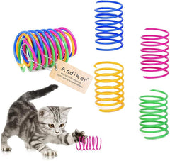 Spiral Spring Cat Toy Set