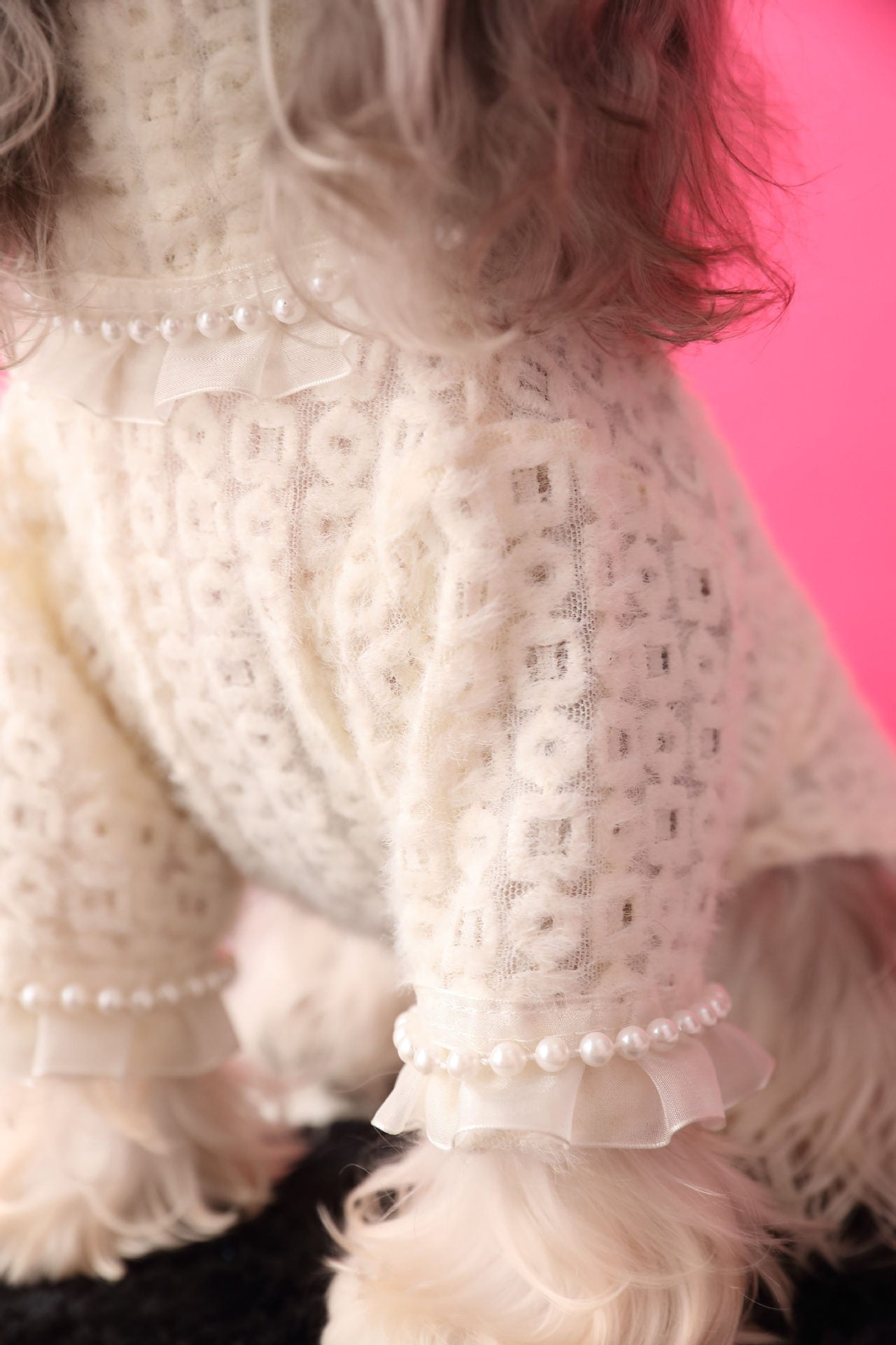 Sweet Pearl Hollow-Out Base Shirt - Perfect Underlayer