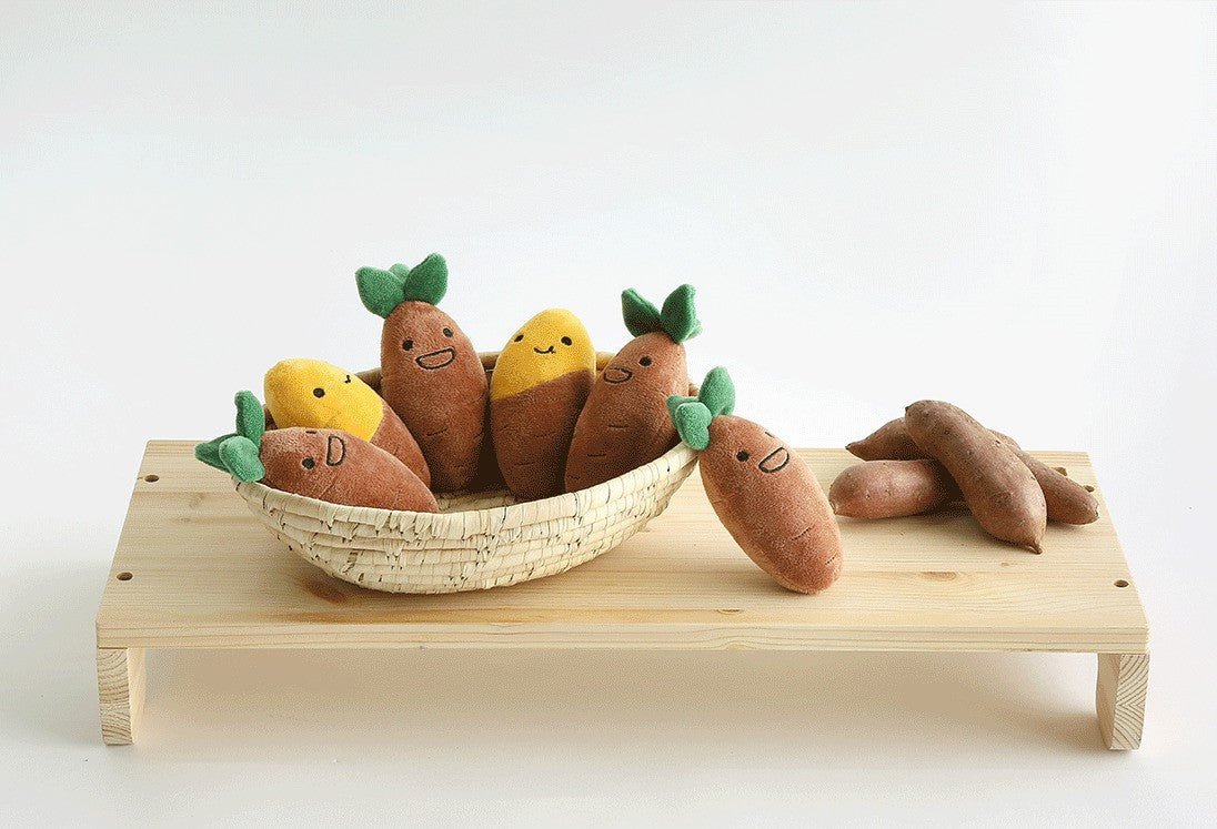 Sweet Potato Set Plush Toys with Sound
