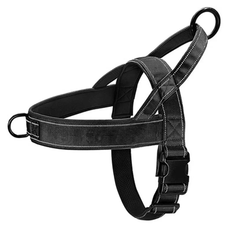 Tactical Chest Harness for Dogs – Adjustable Nylon Harness