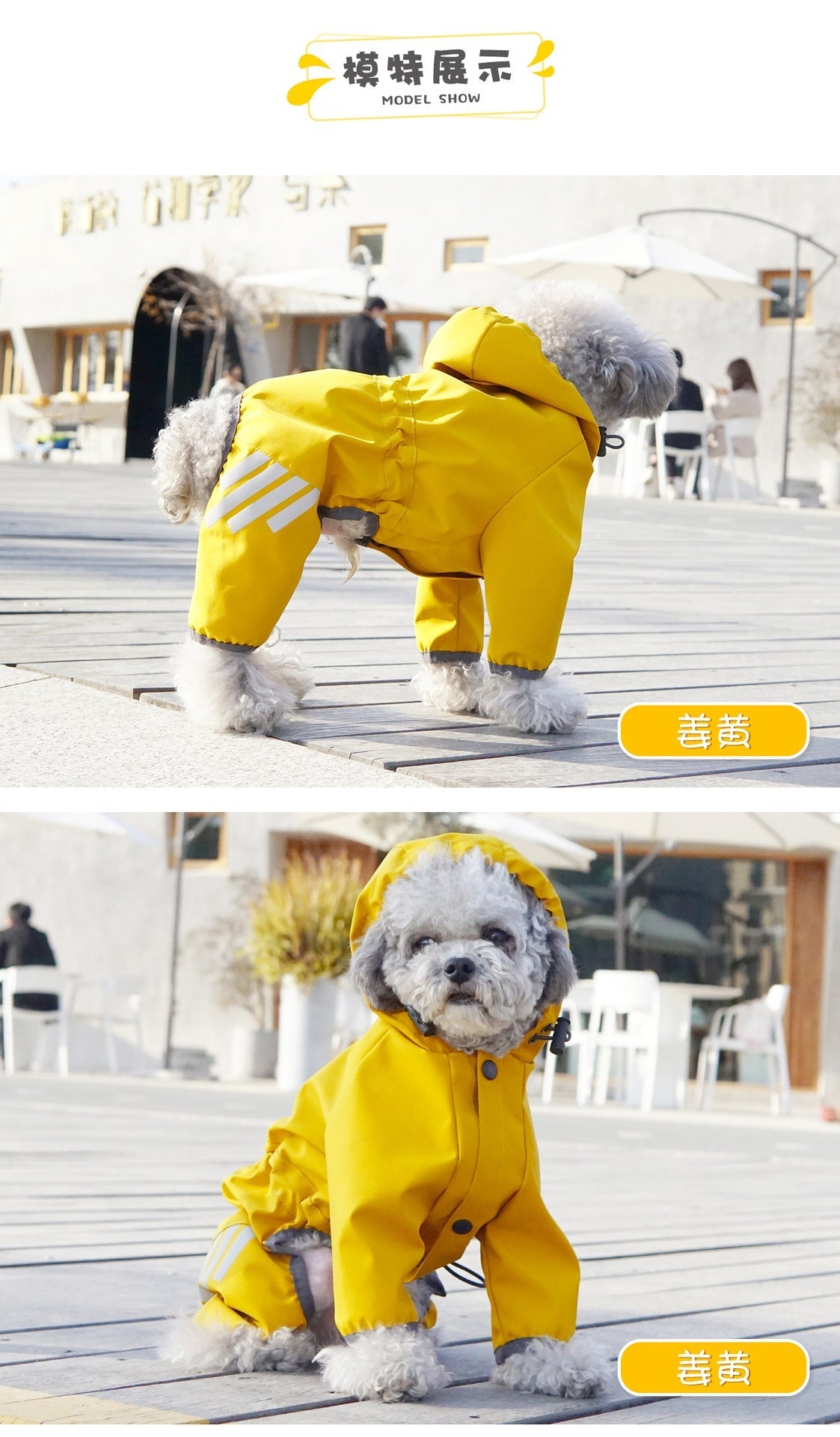 Waterproof Full Coverage 4-Legged Raincoat